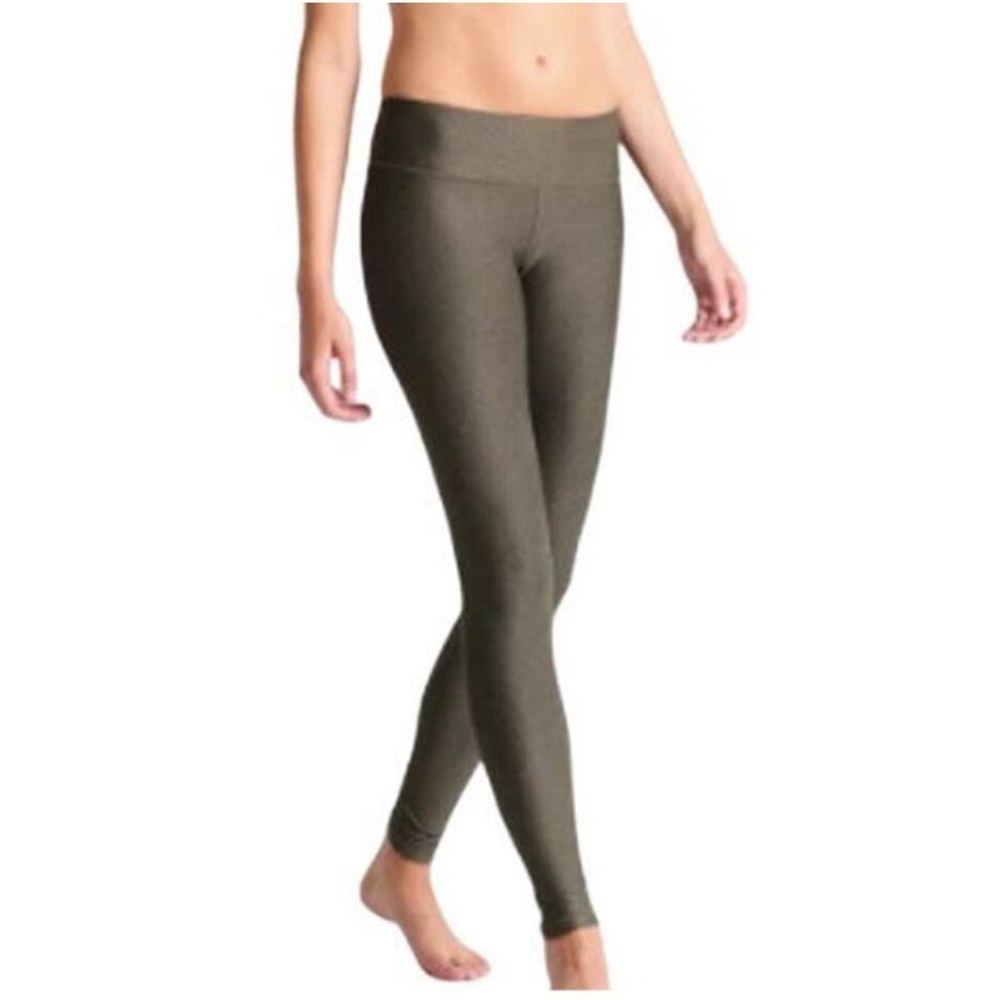 PRANA Green Misty Jacquard‎ Yoga Leggings Size XS